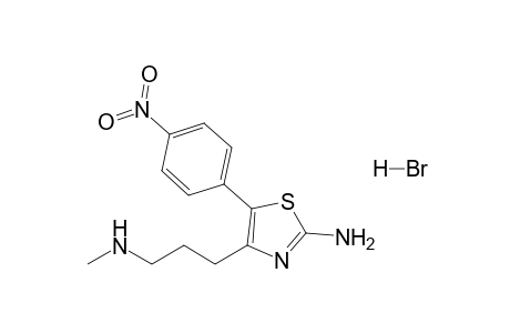 4-[3-(Methylamino)propyl]-2-amino-5-(4-nitrophenyl)-1,3-thiazole hydrobromide
