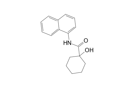 Cyclohexanecarboxamide, 1-hydroxy-N-1-naphthyl-