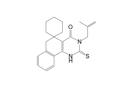 3-(2-methylallyl)-2-thioxo-2,3-dihydro-1H-spiro[benzo[h]quinazoline-5,1'-cyclohexan]-4(6H)-one