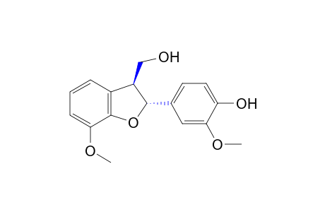 trans-2,3-dihydro-2-(4-hydroxy-3-methoxyphenyl)-7-methoxy-3-benzofuranmethanol