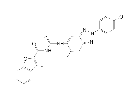 thiourea, N-[2-(4-methoxyphenyl)-6-methyl-2H-1,2,3-benzotriazol-5-yl]-N'-[(3-methyl-2-benzofuranyl)carbonyl]-
