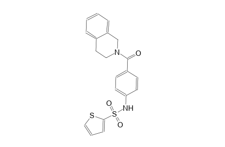 N-[4-(3,4-dihydro-2(1H)-isoquinolinylcarbonyl)phenyl]-2-thiophenesulfonamide