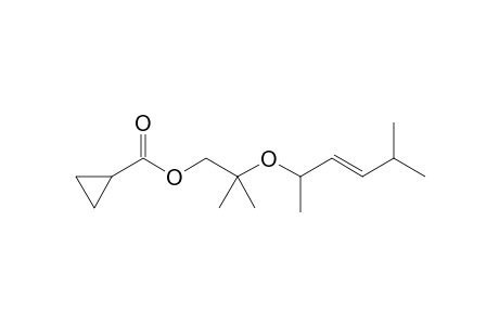 (2"E)-2'-(1",4"-Dimethylpent-2"-enyloxy)-2'-methylpropyl cyclopropanecarboxylate