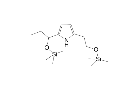 1-[1'-(2"-<Trimethylsilyloxy>ethyl)-1H-pyrrol-2'-yl]-1-(trimethylsilyloxy)-propane