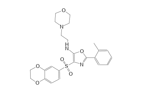 4-morpholineethanamine, N-[4-[(2,3-dihydro-1,4-benzodioxin-6-yl)sulfonyl]-2-(2-methylphenyl)-5-oxazolyl]-