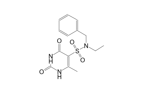 N-benzyl-N-ethyl-6-methyl-2,4-dioxo-1,2,3,4-tetrahydro-5-pyrimidinesulfonamide