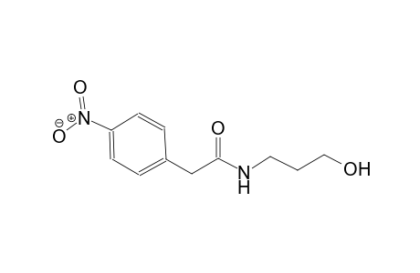 N-(3-hydroxypropyl)-2-(4-nitrophenyl)acetamide
