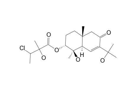 DEACETOXY-3'-CHLORO-2'-HYDROXYARGUTICININ