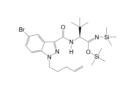 trimethylsilyl (1Z,2S)-2-(((5-bromo-1-(pent-4-en-1-yl)-1H-indazol-3-yl)carbonyl)amino)-3,3-\rdimethyl-N-(trimethylsilyl)butanimidate