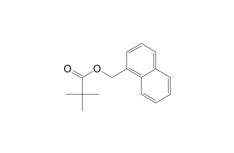 Propanoic acid, 2,2-dimethyl-, 1-naphthalenylmethyl ester
