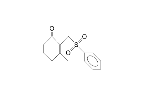3-Methyl-2-phenylsulfonylmethyl-cyclohex-2-en-1-one