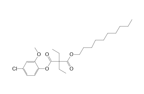 Diethylmalonic acid, 4-chloro-2-methoxyphenyl decyl ester