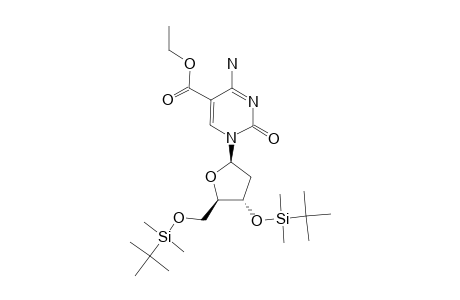 3',5'-DI-O-TERT.-BUTYLDIMETHYLSILYL-5-ETHYLCARBOXYLATE-2'-DEOXYCYTIDINE