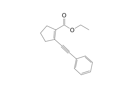 Ethyl 2-(phenylethynyl)cyclopentenecarboxylate