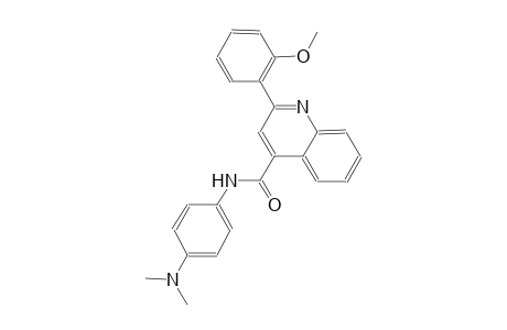 N-[4-(dimethylamino)phenyl]-2-(2-methoxyphenyl)-4-quinolinecarboxamide
