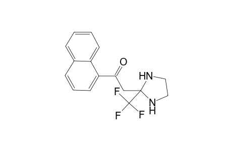1-Naphthalen-1-yl-2-(2-trifluoromethyl-imidazolidin-2-yl)-ethanone