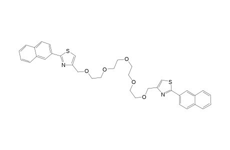 1,13-Bis[2'-(2'-naphthyl)-4'-methylthiazole]tetraethylene glycol