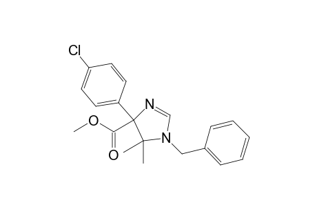 Methyl 1-Benzyl-5,5-dimethyl-4-(4'-chlorophenyl)-4,5-dihydro-1H-imidazole-4-carboxylate