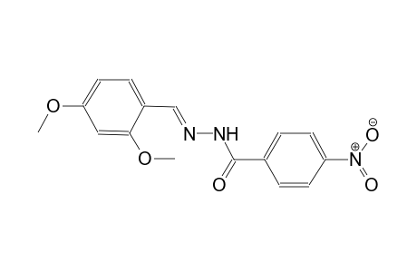 benzoic acid, 4-nitro-, 2-[(E)-(2,4-dimethoxyphenyl)methylidene]hydrazide