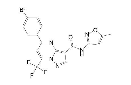 5-(4-bromophenyl)-N-(5-methyl-3-isoxazolyl)-7-(trifluoromethyl)pyrazolo[1,5-a]pyrimidine-3-carboxamide