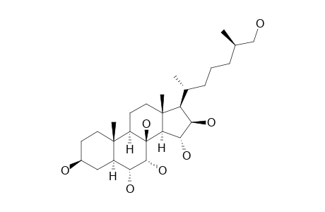 (25S)-5-ALPHA-CHOLESTANE-3-BETA,6-ALPHA,7-ALPHA,8,15-ALPHA,16-BETA,26-HEPTOL