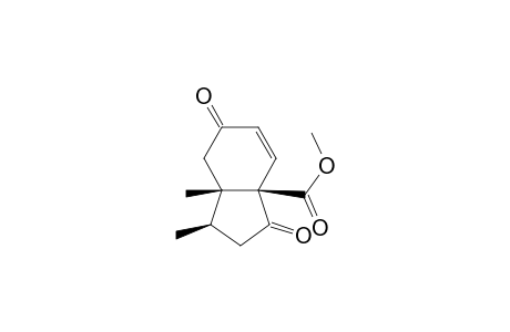 (3R*,3aS*,7aR*)-methyl-2,3,3a,7a-tetrahydro-3,3a-dimethyl-1,5(4H)-dioxoindene-7a-carboxylate