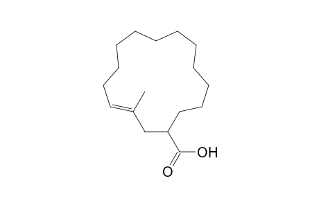 (E)-3-methyl-3-cyclopentadecenoicacid