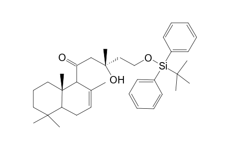(13SR)-15-(tert-Butyldiphenylsilyloxy)-13-hydroxy-rac-labd-7-ene-11-one