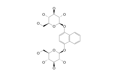 RUBINAPHTHIN-B;1,4-NAPHTHOHYDROQUINONE-1,4-DI-O-BETA-D-GLUCOPYRANOSIDE
