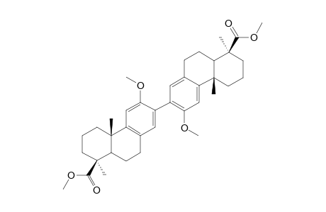 Dimethyl 12,12'-dimethoxy-13,13'-bi(podocarpa-8,11,13-trien-19-oate