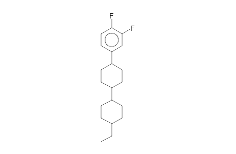 4-[4-(4-ethylcyclohexyl)cyclohexyl]-1,2-bis(fluoranyl)benzene