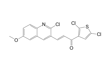(2E)-3-(2-Chloro-6-methoxyquinolin-3-yl)-1-(2,5-dichlorothien-3-yl)prop-2-en-1-one