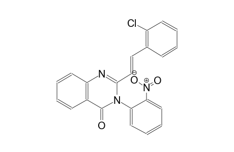 2-[(E)-2-(2-chlorophenyl)ethenyl]-3-(2-nitrophenyl)-4(3H)-quinazolinone