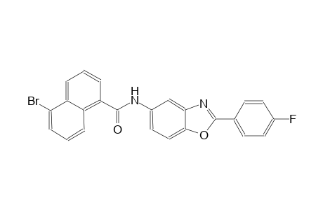 5-bromo-N-[2-(4-fluorophenyl)-1,3-benzoxazol-5-yl]-1-naphthamide