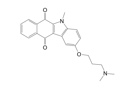2-[3'-(Dimethylamino)propyloxy]-5-methyl-5H-benzo[b]carbazole-6,11-dione