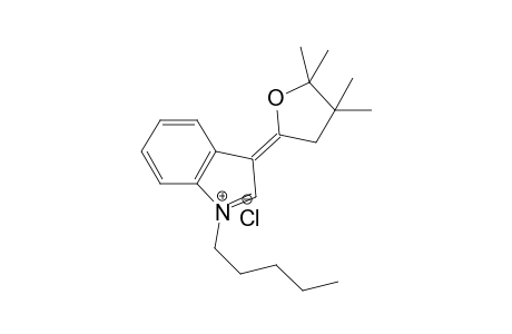 (E)-1-pentyl-3-(4,4,5,5-tetramethyldihydrofuran-2(3H)-ylidene)-3H-indol-1-ium chloride