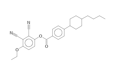 2,3-Dicyano-4-ethoxyphenyl 4-(4-butylcyclohexyl)benzoate