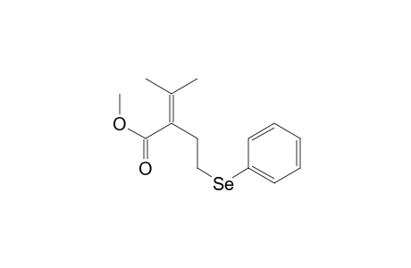 Methyl 3-Methyl-2-[2-(phenylseleno)ethyl]-2-butenoate