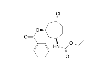 3.beta.-(benzoyloxy)-5.alpha.-chloro-1.beta.-[(ethoxycarbonyl)amino]cycloheptane