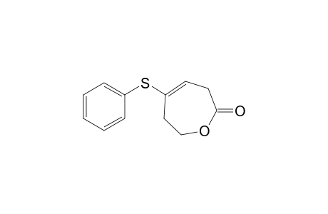 4-(Phenylthio)-3,6-dihydro-2H-oxepin-7-one