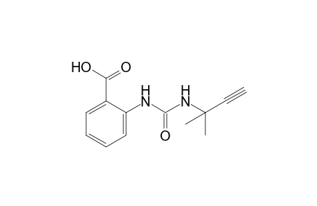 o-[3-(1,1-dimethyl-2-propynyl)ureido]benzoic acid