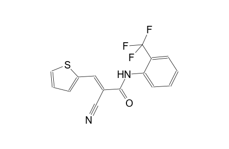 (2E)-2-cyano-3-(2-thienyl)-N-[2-(trifluoromethyl)phenyl]-2-propenamide