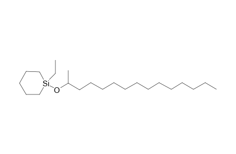 1-Ethyl-1-[(1-methyltetradecyl)oxy]silinane