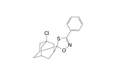 (Z)-5-Chloro-3'-phenyladamantane-2-spiro-5'-(1',4',2'-oxathiazaline)