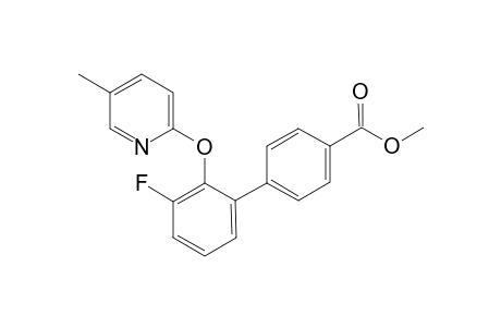Methyl 3'-fluoro-2'-{(5-methylpyridin-2-yl)oxy}-[1,1'-biphenyl]-4-carboxylate