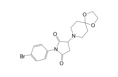 2,5-pyrrolidinedione, 1-(4-bromophenyl)-3-(1,4-dioxa-8-azaspiro[4.5]dec-8-yl)-