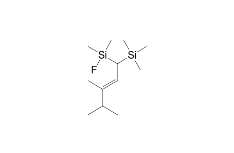 3,4-Dimethyl-2-butene, 1-dimethylfluorosilyl-1-trimethylsilyl-