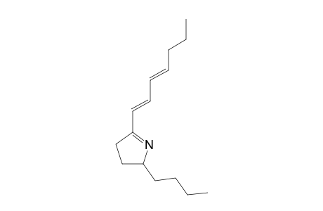 Pyrroline, 5-butyl-2-[1,3-heptadienyl]-