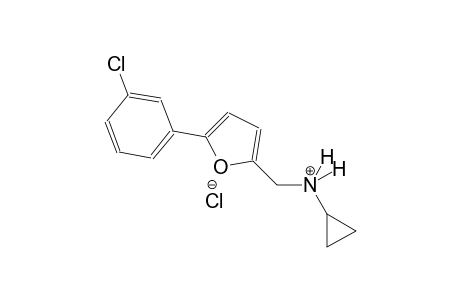 2-furanmethanaminium, 5-(3-chlorophenyl)-N-cyclopropyl-, chloride