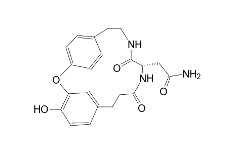 2-Oxa-11,14-diazatricyclo[15.2.2.13,7]docosa-3,5,7(22),17,19,20-hexaene-12-acetamide, 4-hydroxy-10,13-dioxo-, (S)-